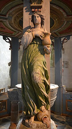 La tempérance (église de Commana- Bretagne)