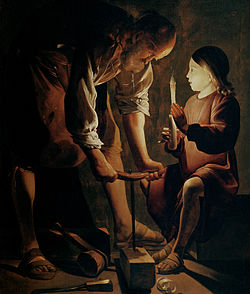Saint Joseph et le Christ