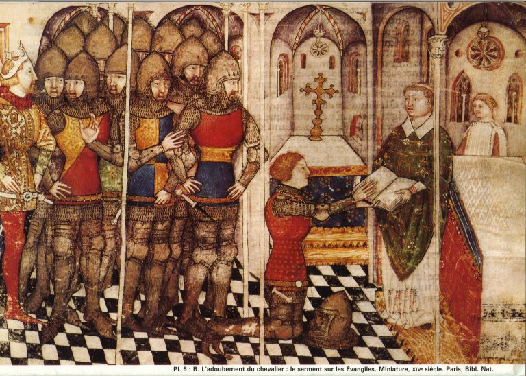 Serment d'un chevalier
