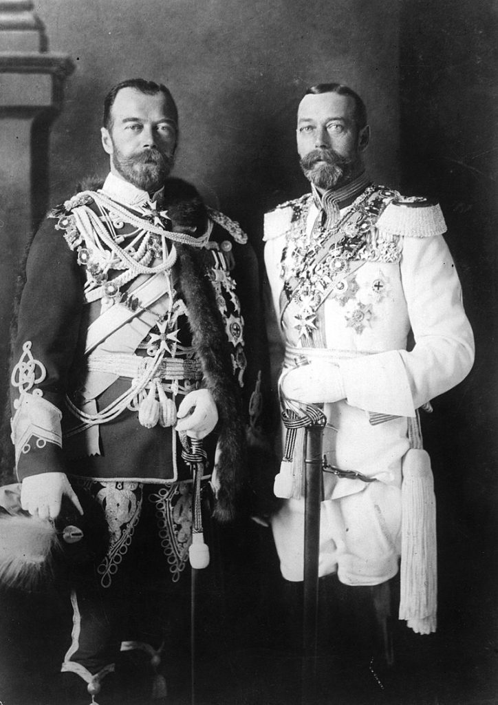 Tsar Nicholas II et King George V