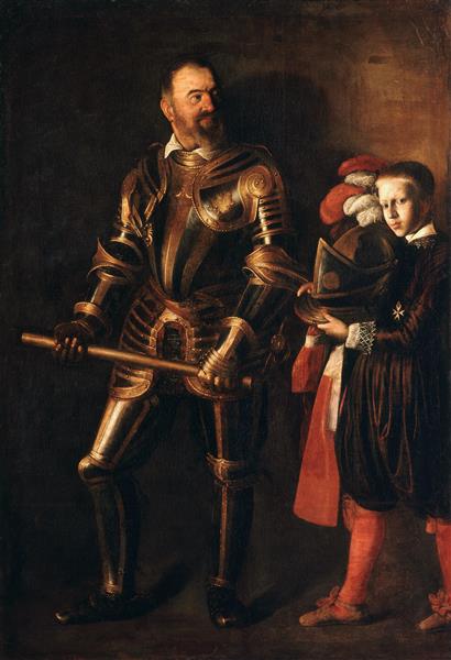 Alof de Wignacourt Grand Maître de l'OSJ par le Caravage